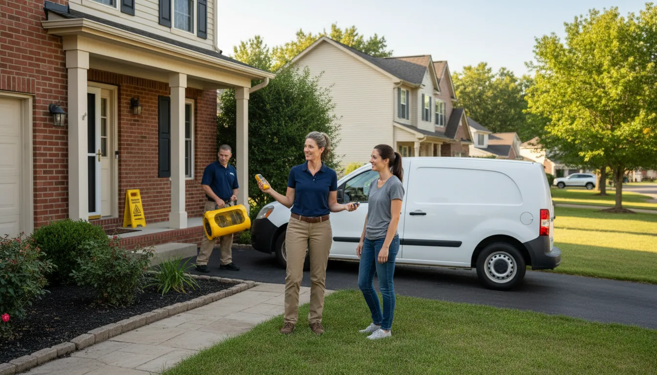 Water restoration image for Water Damage & Restoration Services in Kettlersville, OH